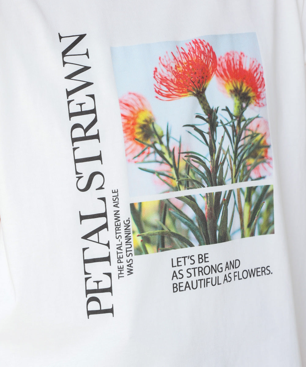 フォトフラワーTシャツ