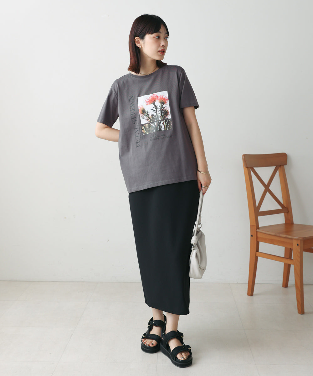 フォトフラワーTシャツ