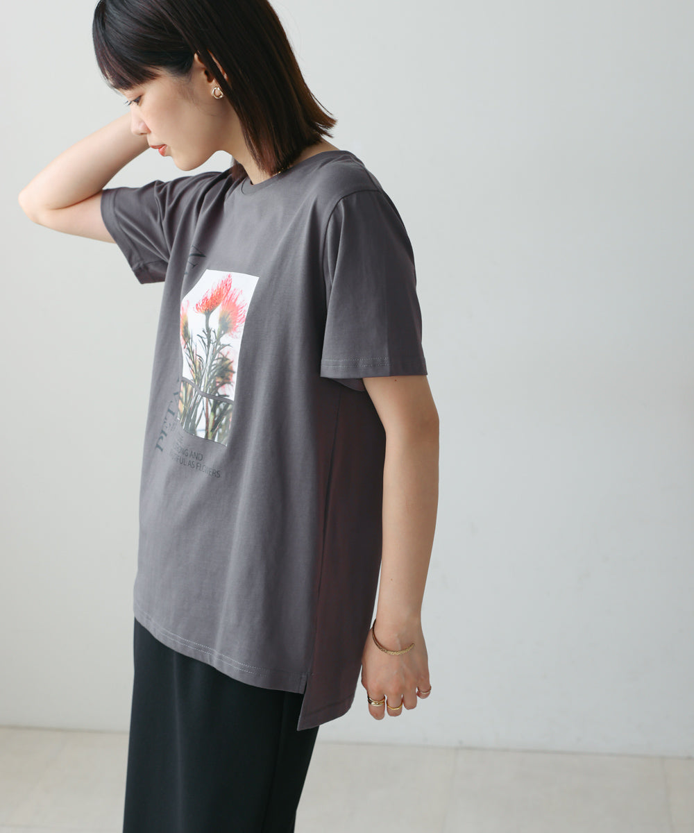 フォトフラワーTシャツ