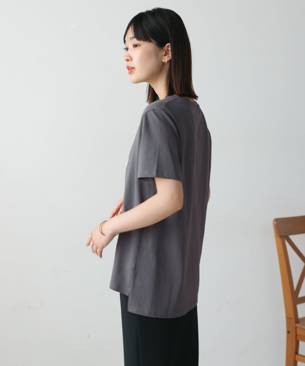 フォトフラワーTシャツ