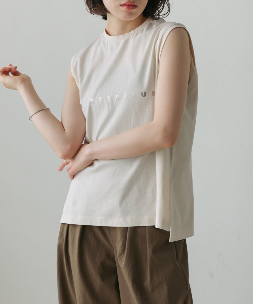 スモール箔ロゴTシャツ