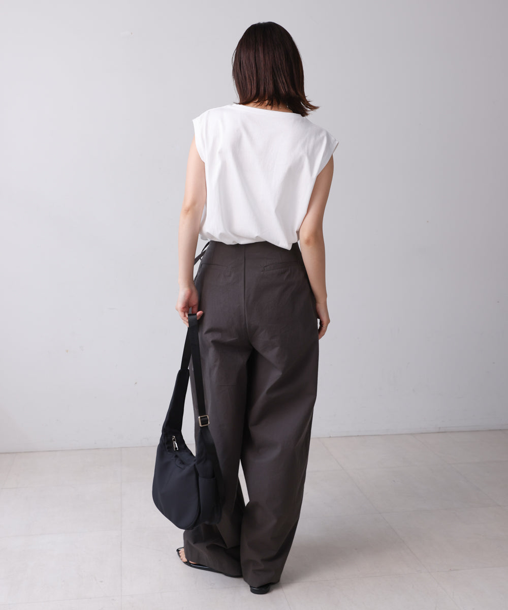 【WEB限定】コード刺しゅうフレンチTシャツ