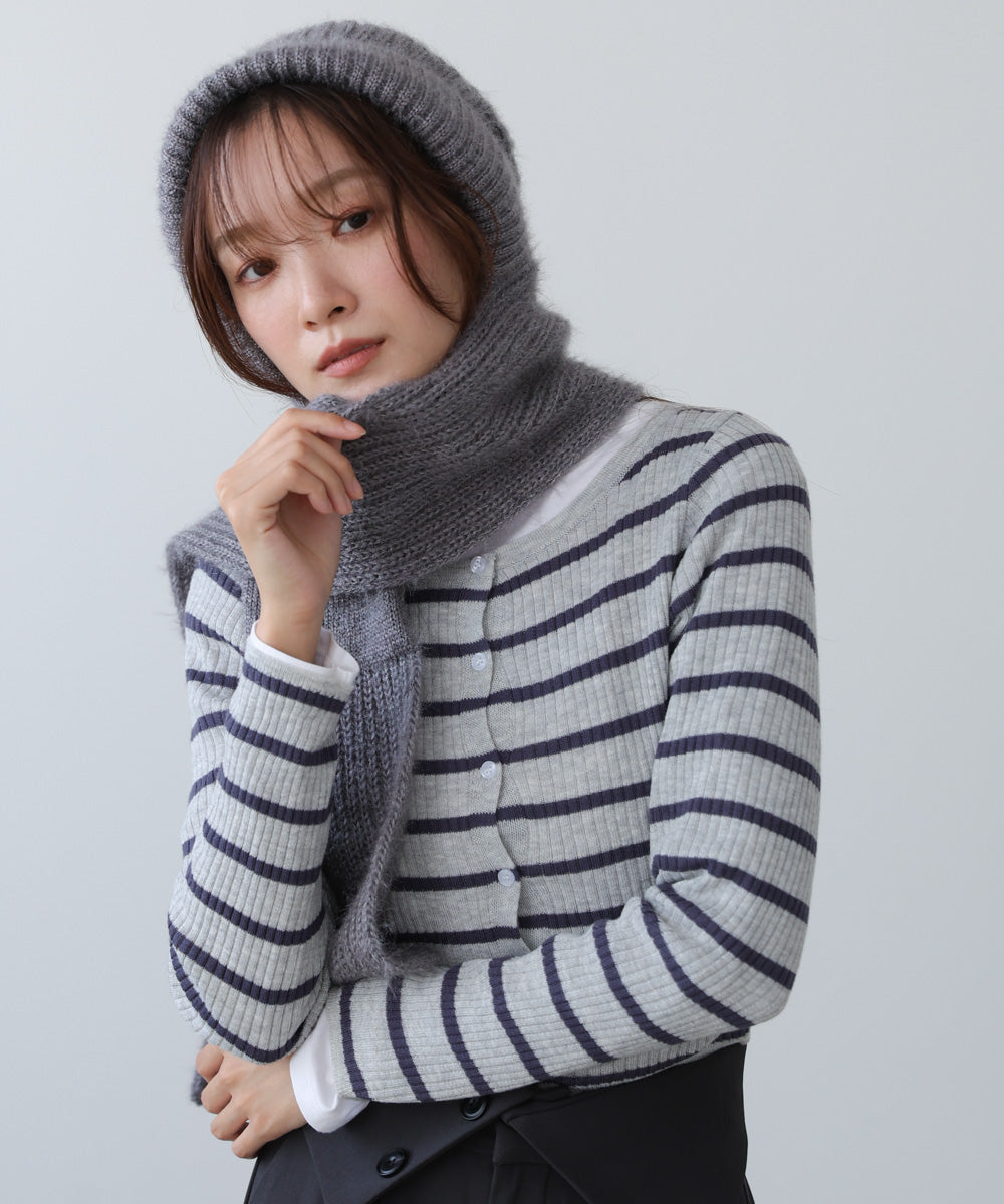 マフラードッキングニットキャップ