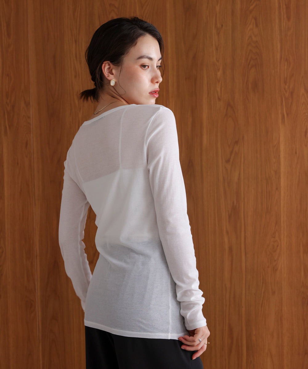 【日本製】クルーネックプルオーバー