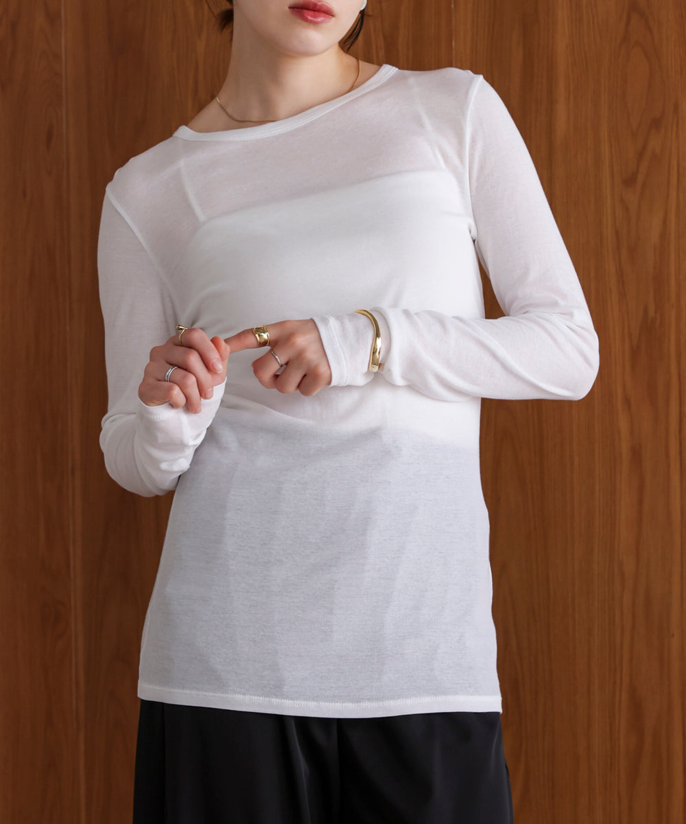 【日本製】クルーネックプルオーバー