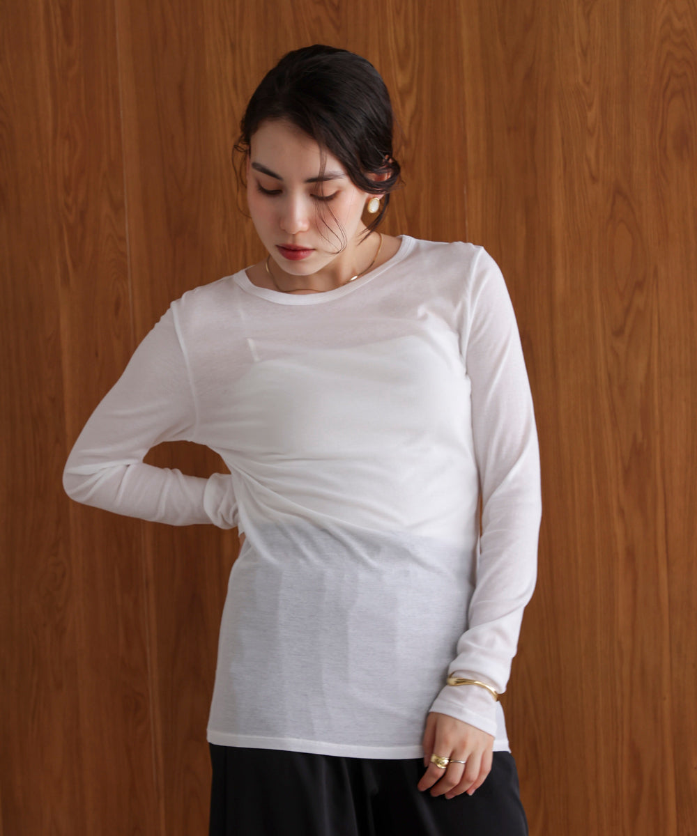 【日本製】クルーネックプルオーバー