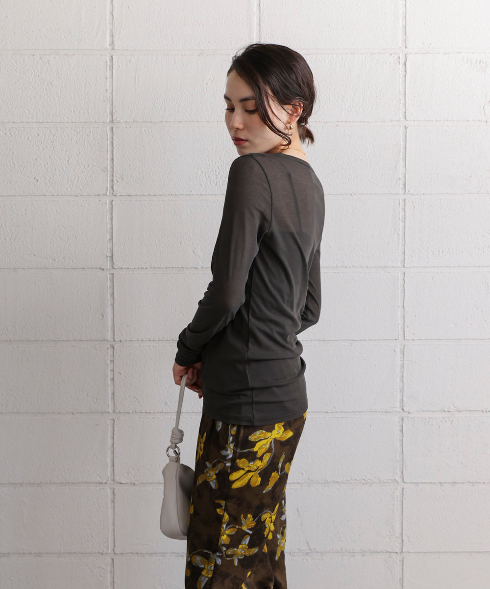 【日本製】クルーネックプルオーバー