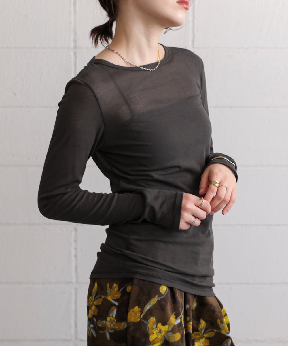 【日本製】クルーネックプルオーバー