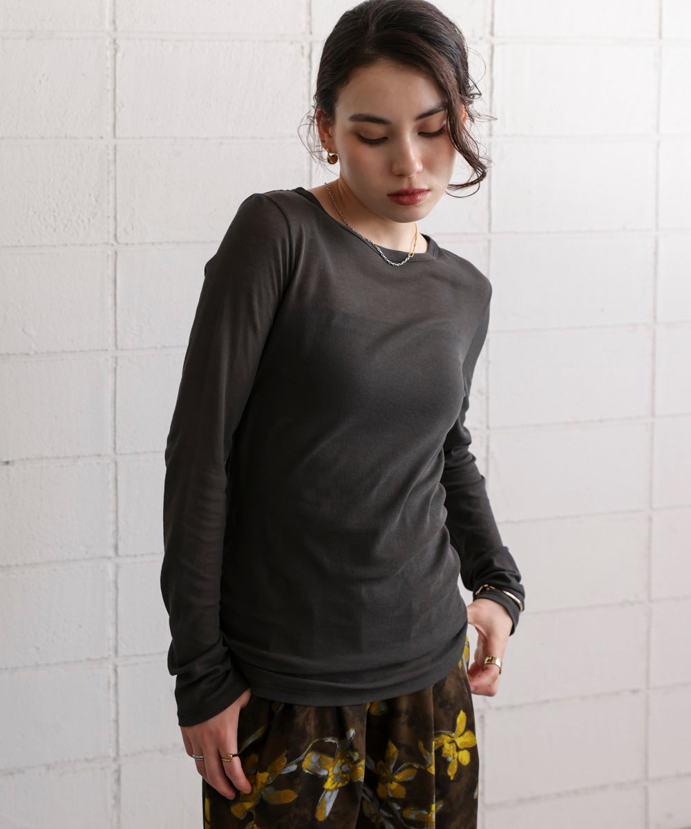 【日本製】クルーネックプルオーバー