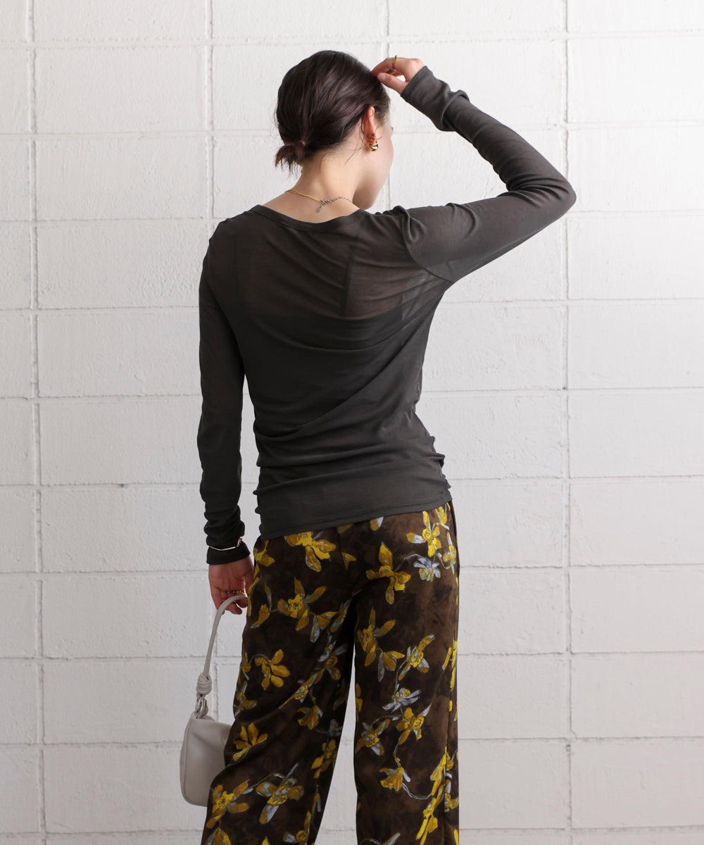 【日本製】クルーネックプルオーバー