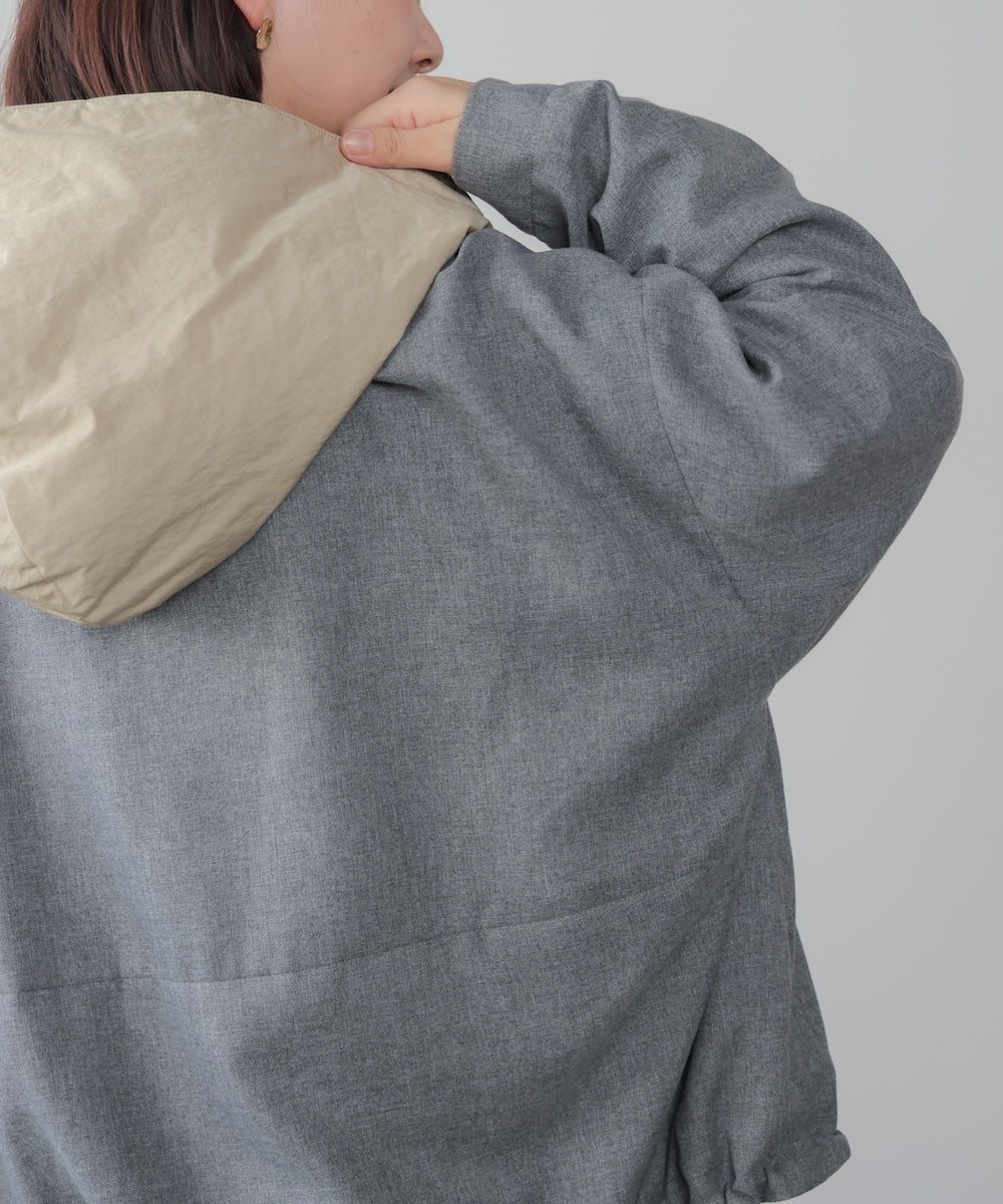 【日本製】フーデッドブルゾン