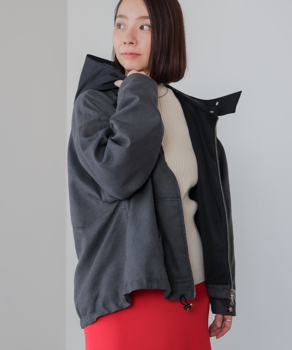 【日本製】フーデッドブルゾン