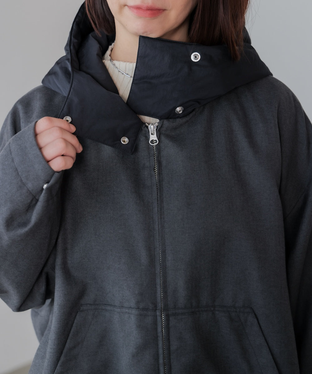 【日本製】フーデッドブルゾン