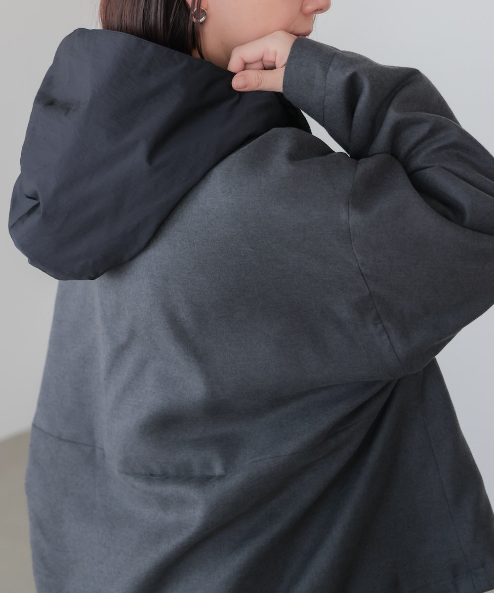 【日本製】フーデッドブルゾン