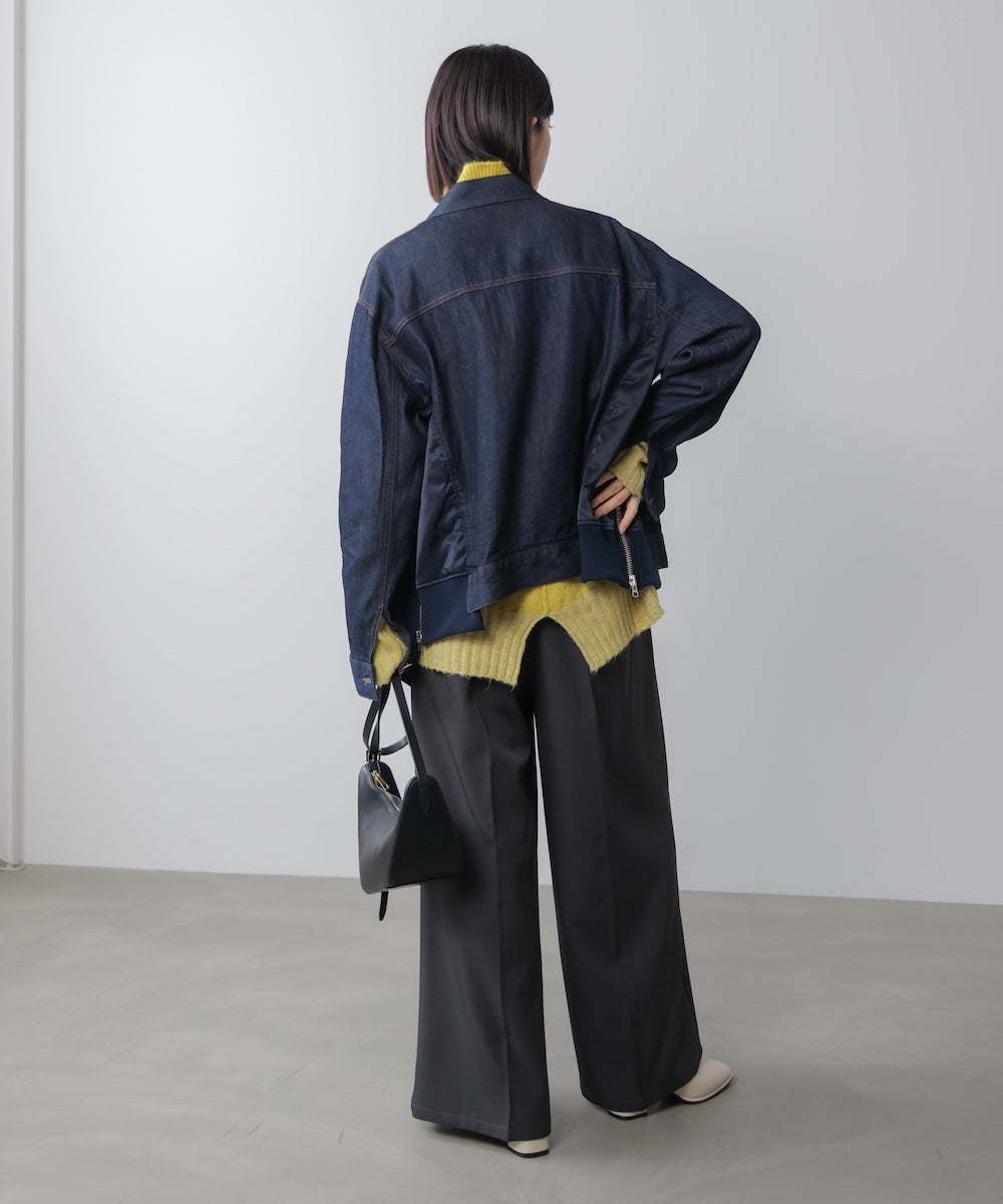 【日本製】ドッキングデニムジャケット