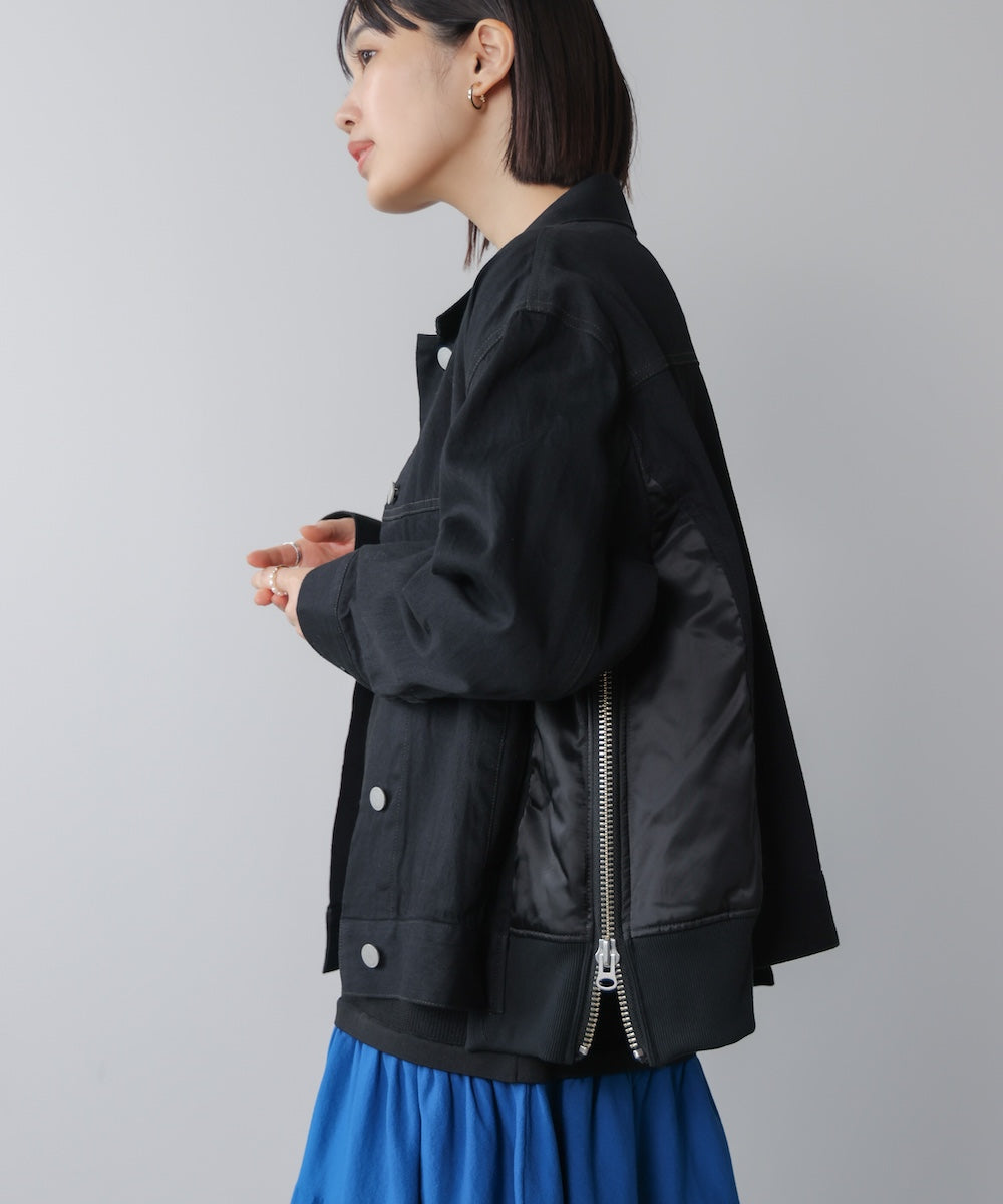 【日本製】ドッキングデニムジャケット