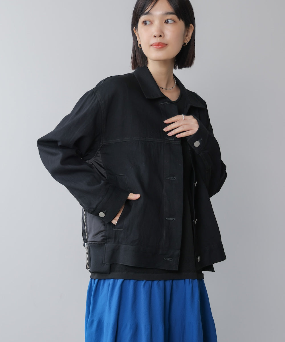 【日本製】ドッキングデニムジャケット