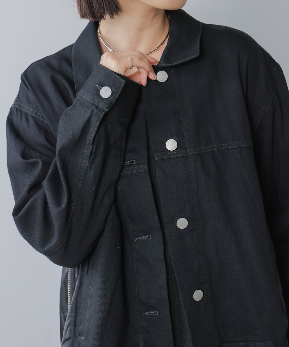 【日本製】ドッキングデニムジャケット
