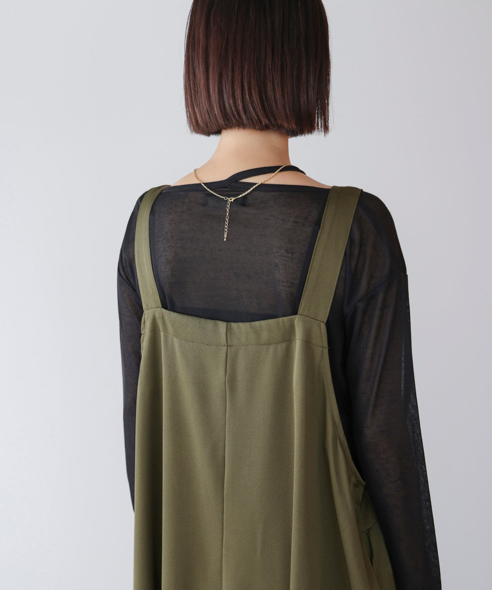 肩ベルトブロッキングジャンスカ