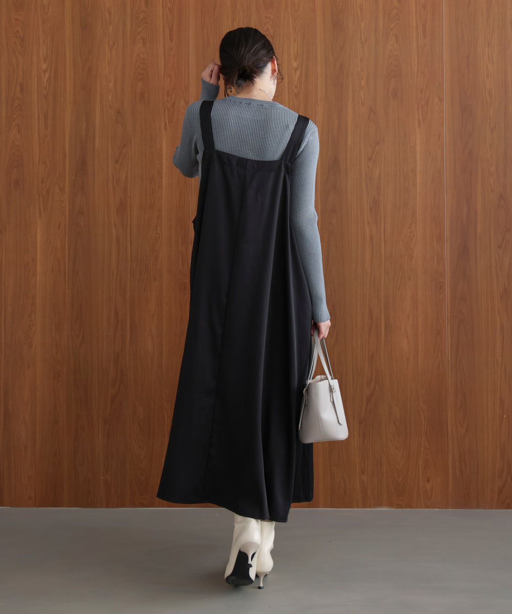 肩ベルトブロッキングジャンスカ