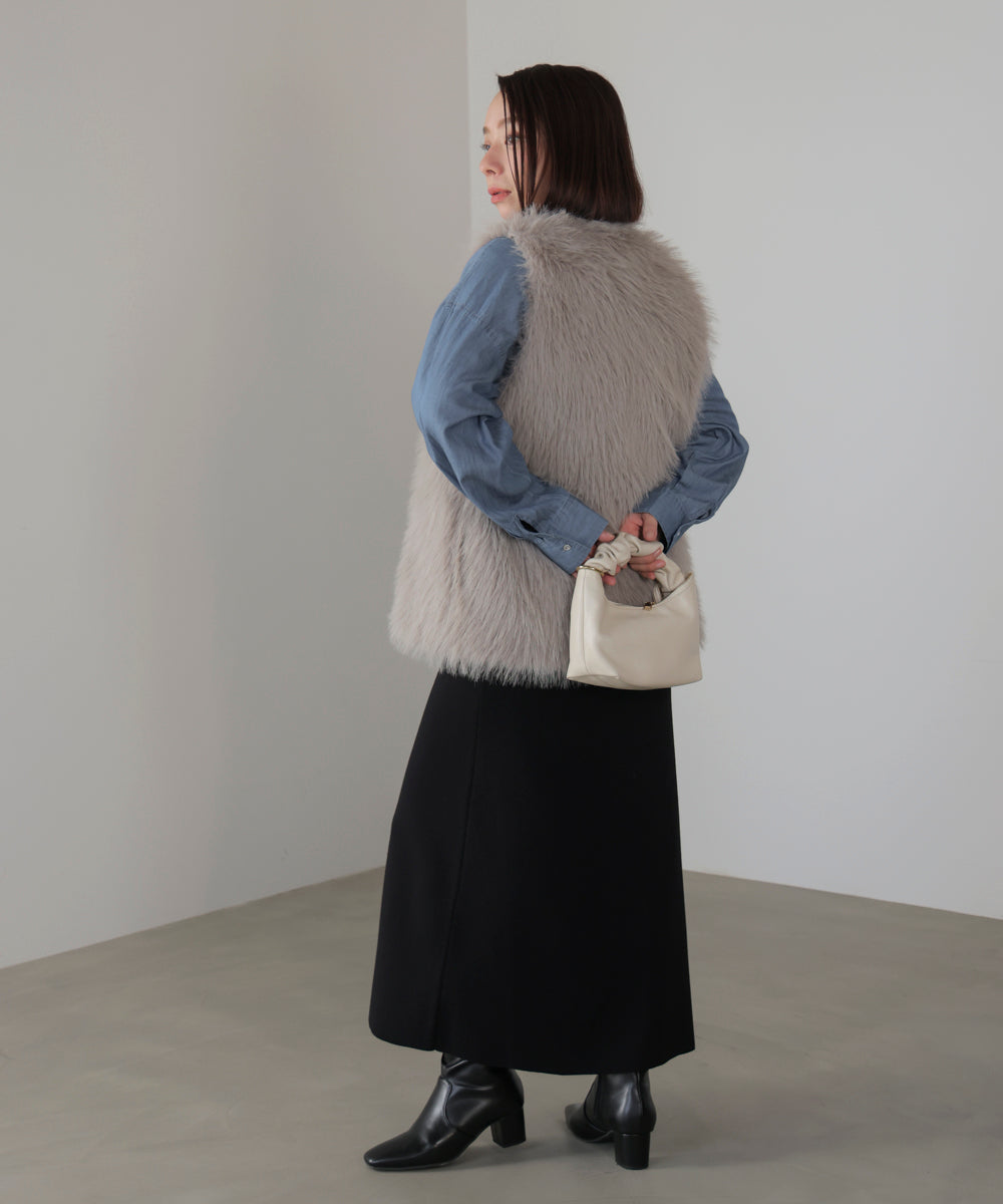 シアーデニム2WAYシャツ