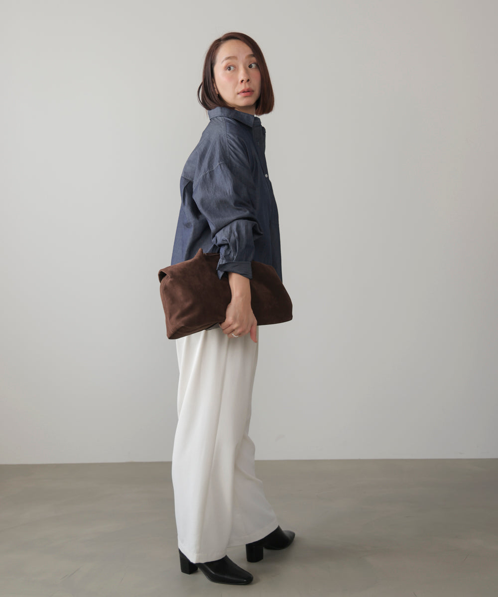 シアーデニム2WAYシャツ