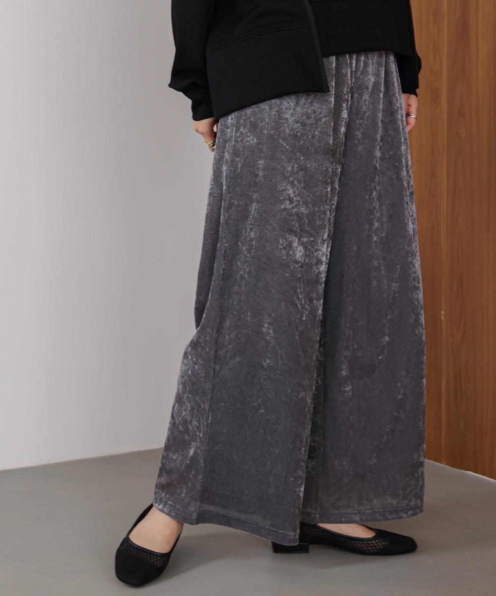 メッシュベロアイージーパンツ