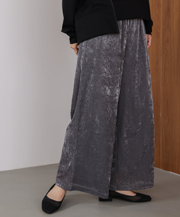 メッシュベロアイージーパンツ