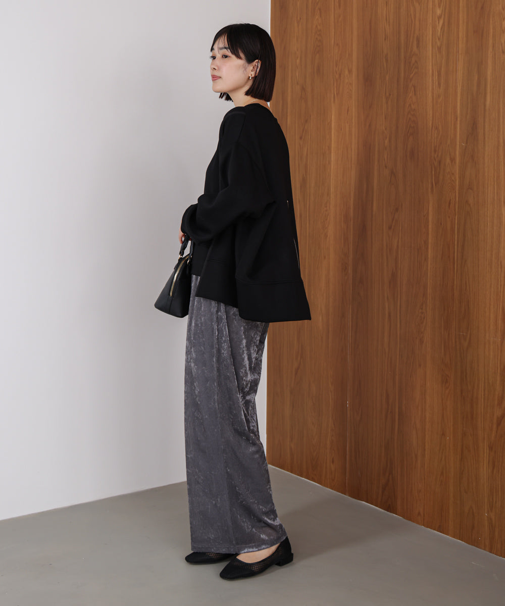 メッシュベロアイージーパンツ