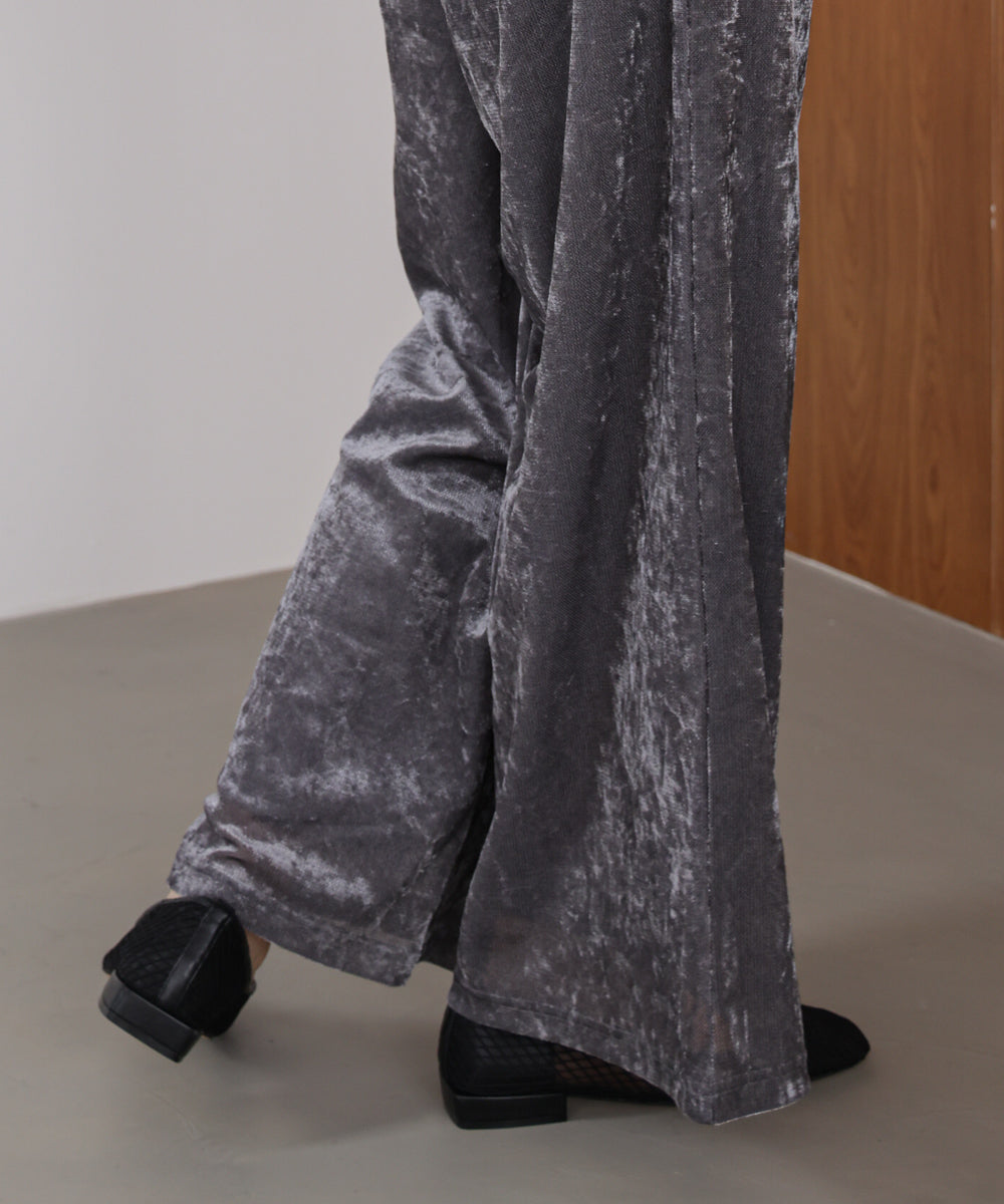 メッシュベロアイージーパンツ