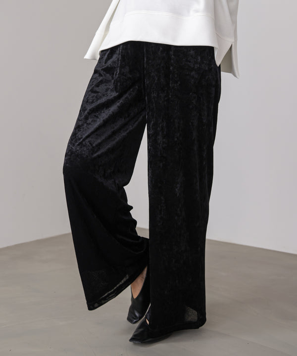 メッシュベロアイージーパンツ