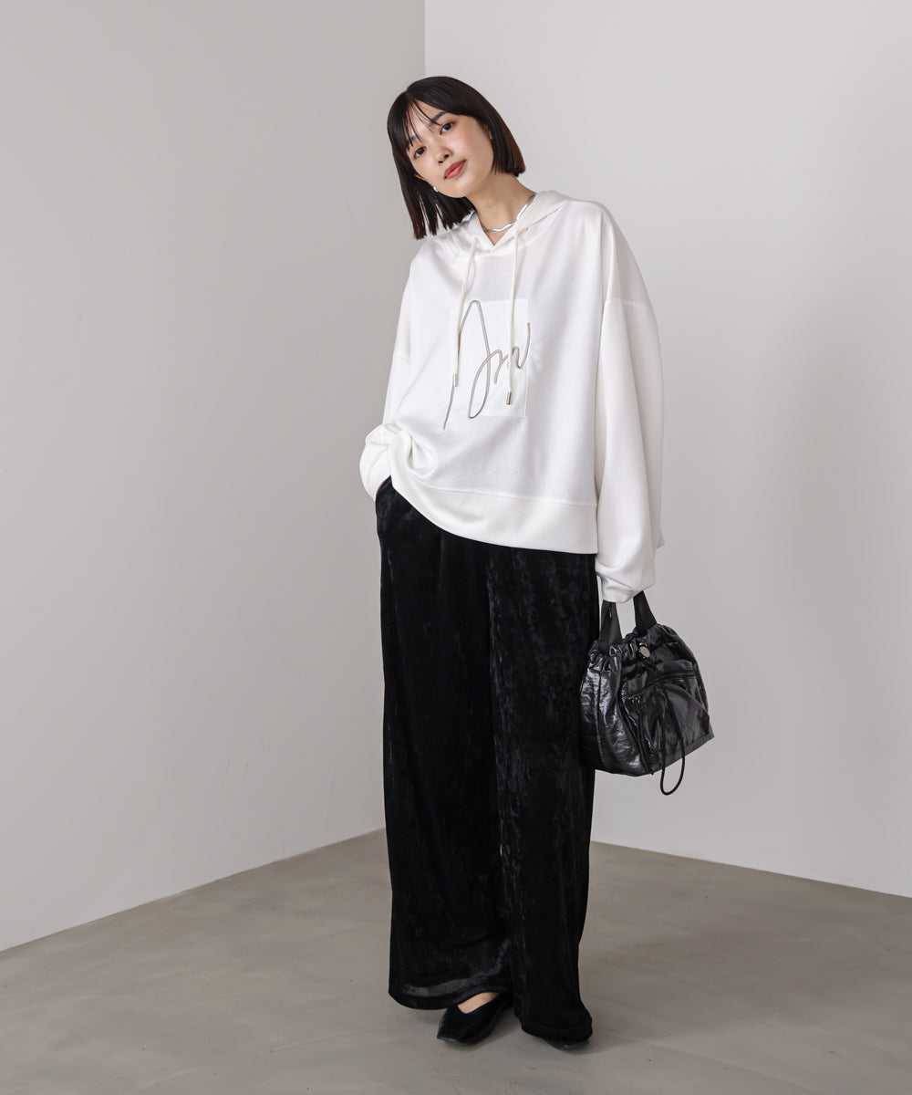 メッシュベロアイージーパンツ