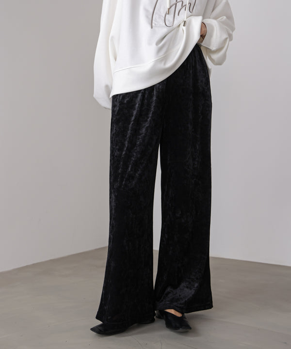 メッシュベロアイージーパンツ