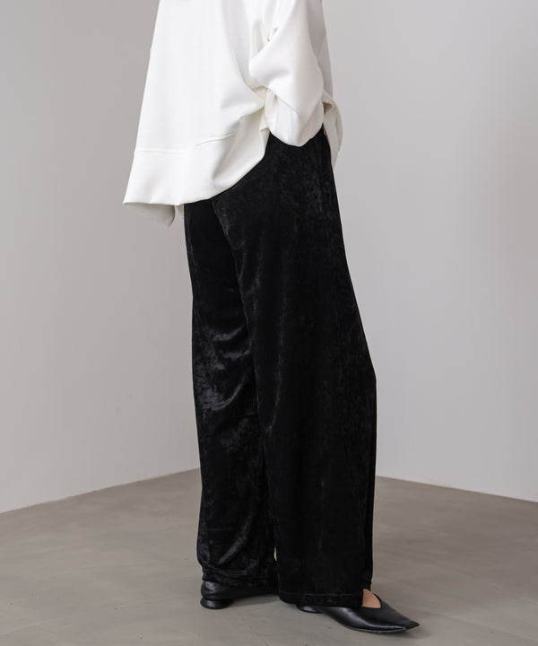 メッシュベロアイージーパンツ