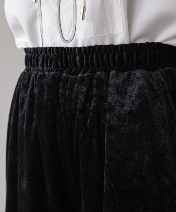 メッシュベロアイージーパンツ