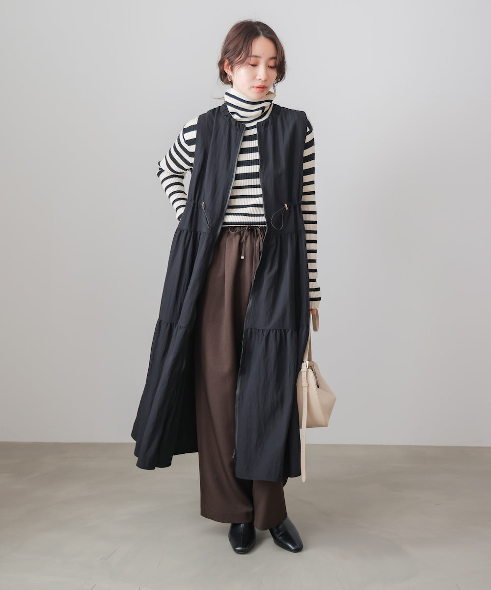 ティアードジレワンピース