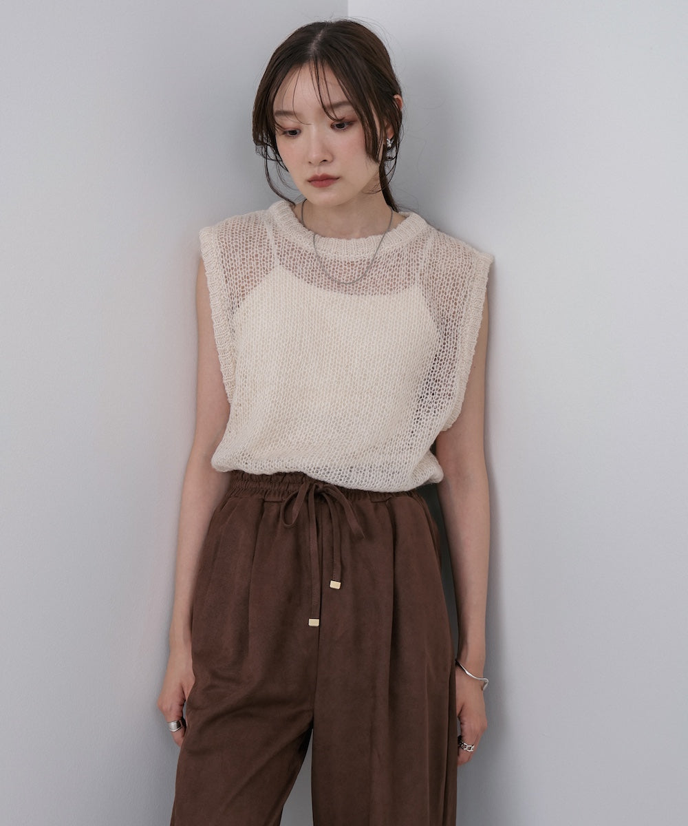 モヘアタッチシアーベスト