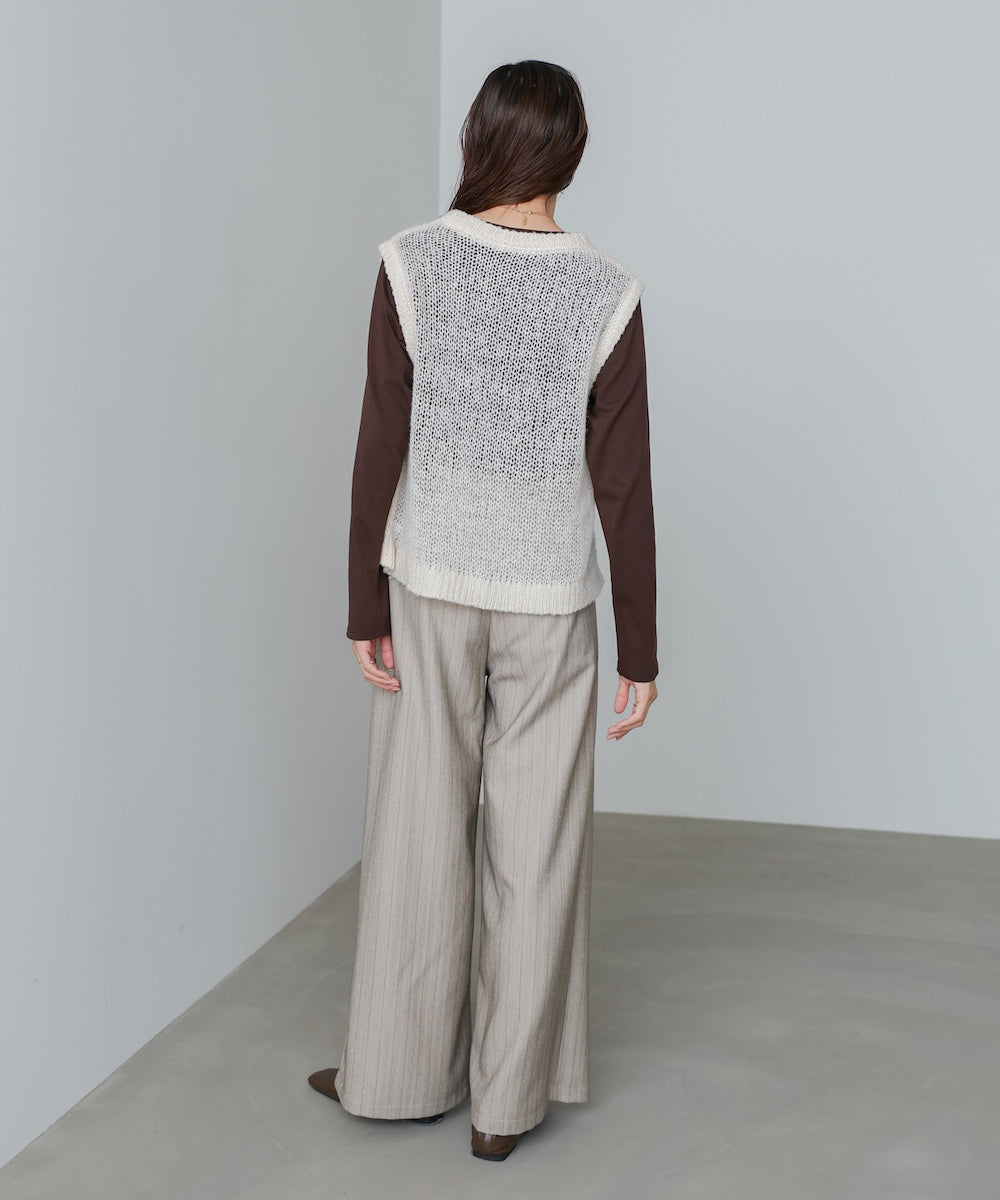 モヘアタッチシアーベスト