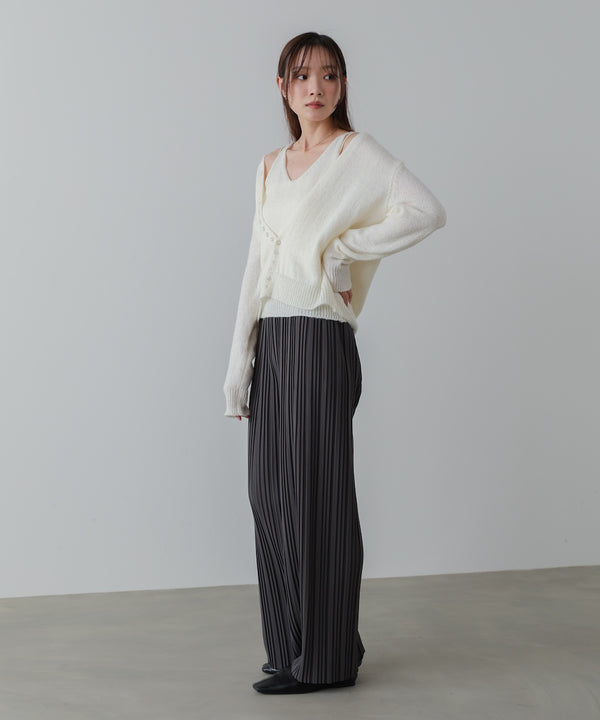 ランダムプリーツパンツ