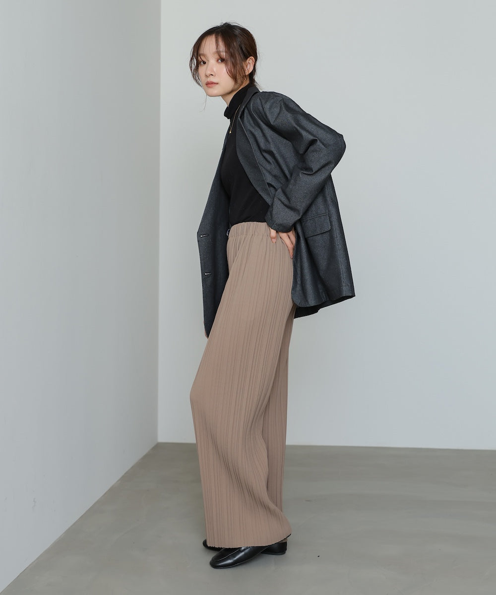 ランダムプリーツパンツ