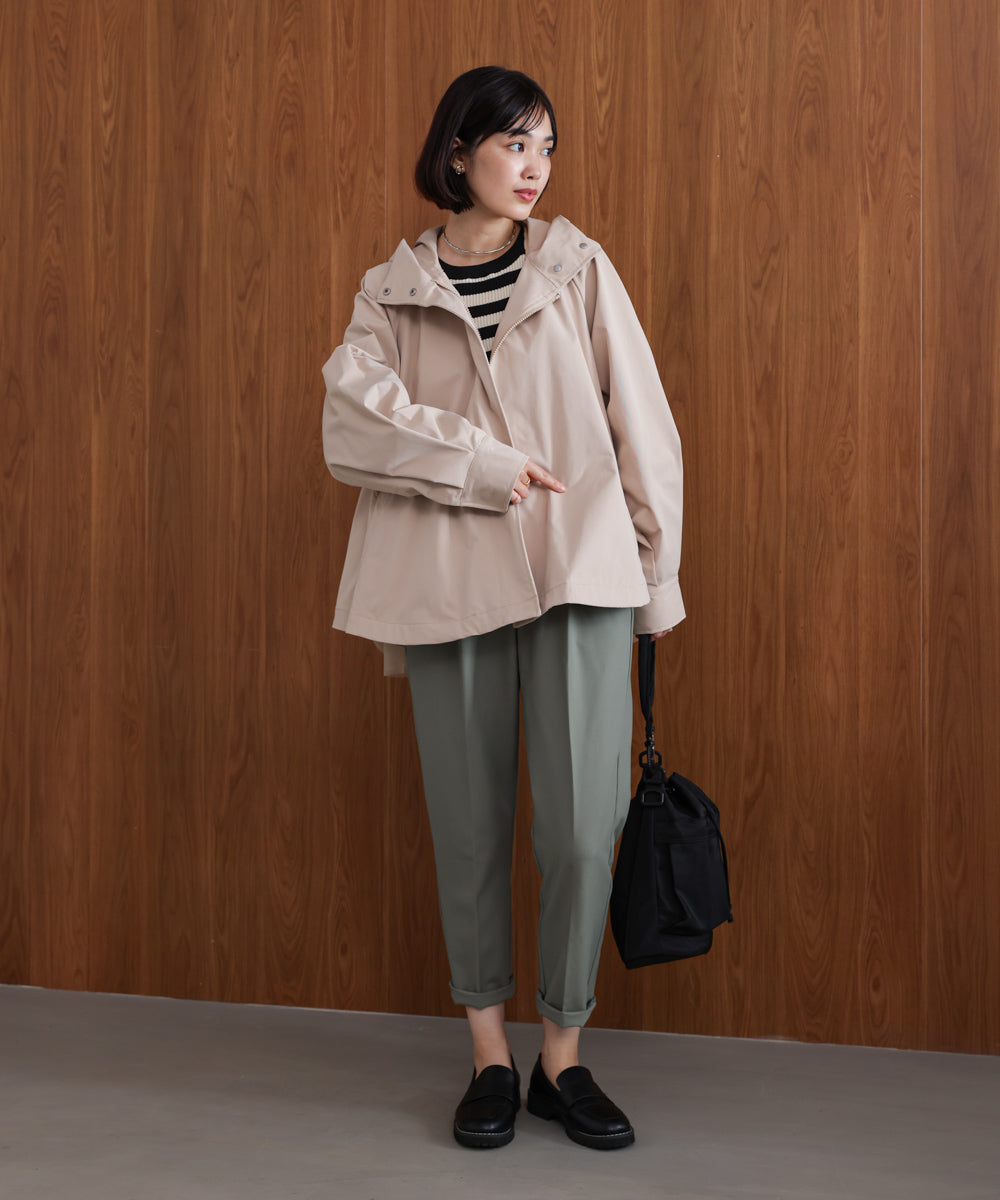 撥水加工バックチュールブルゾン