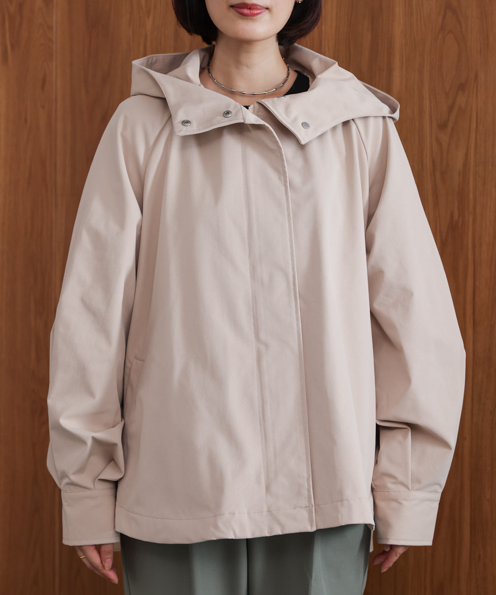 撥水加工バックチュールブルゾン