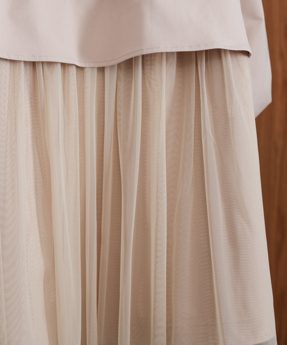 撥水加工バックチュールブルゾン