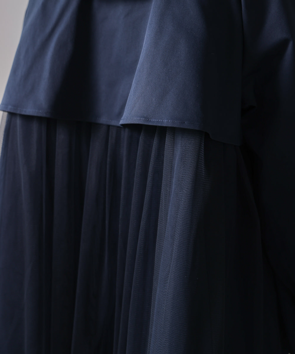 撥水加工バックチュールブルゾン