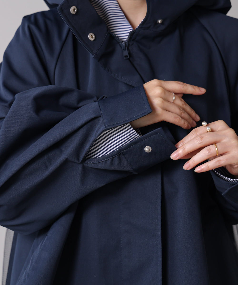 撥水加工バックチュールブルゾン