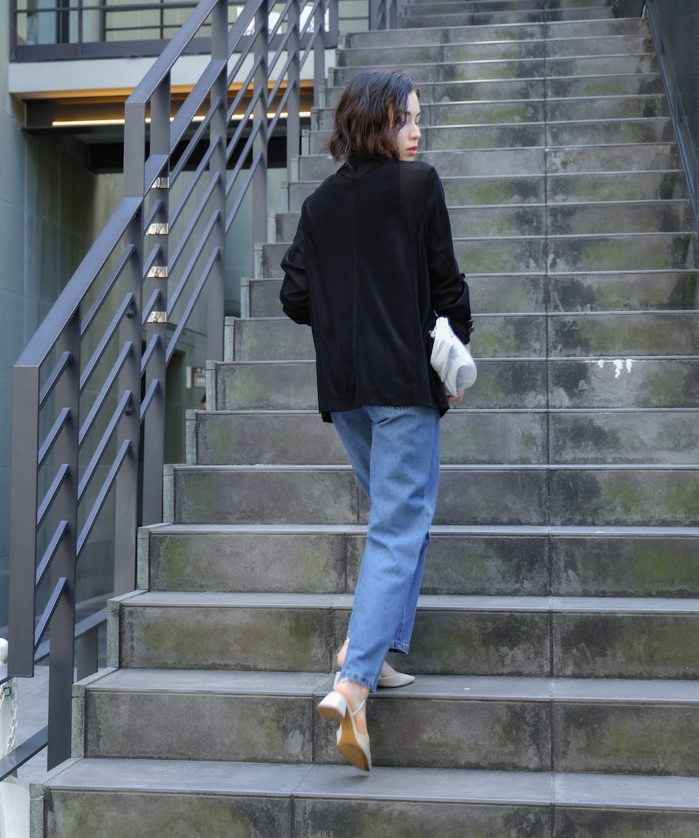 【WEB限定】デニムアシメパンツ