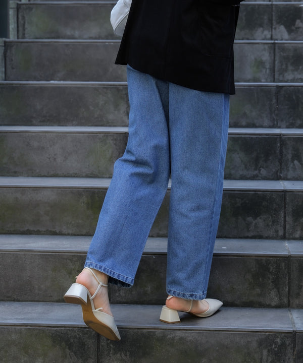 【WEB限定】デニムアシメパンツ