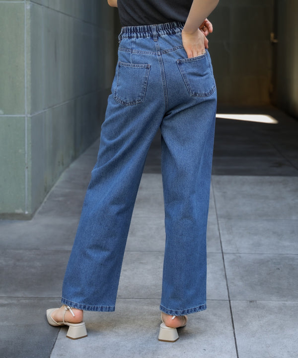 【WEB限定】デニムアシメパンツ