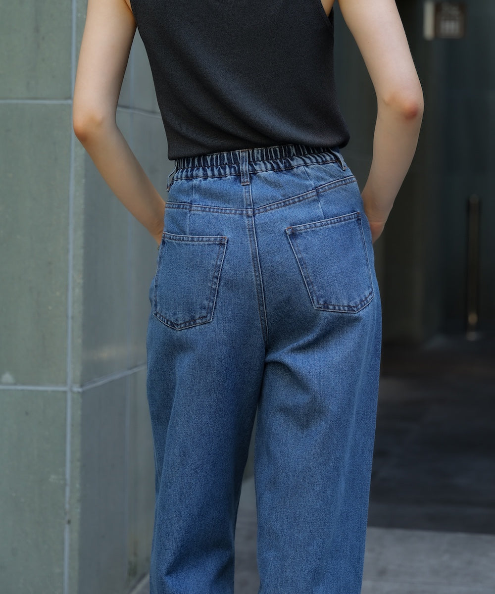 【WEB限定】デニムアシメパンツ