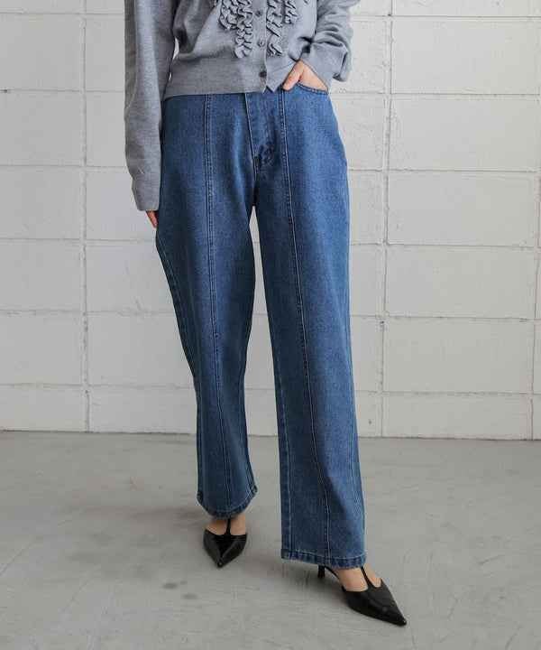 【WEB限定】デニムアシメパンツ